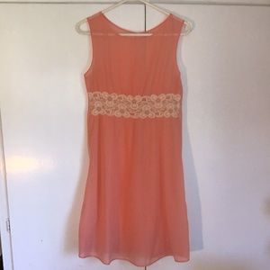 Vintage Sheer Peach 60s/70s Nightgown